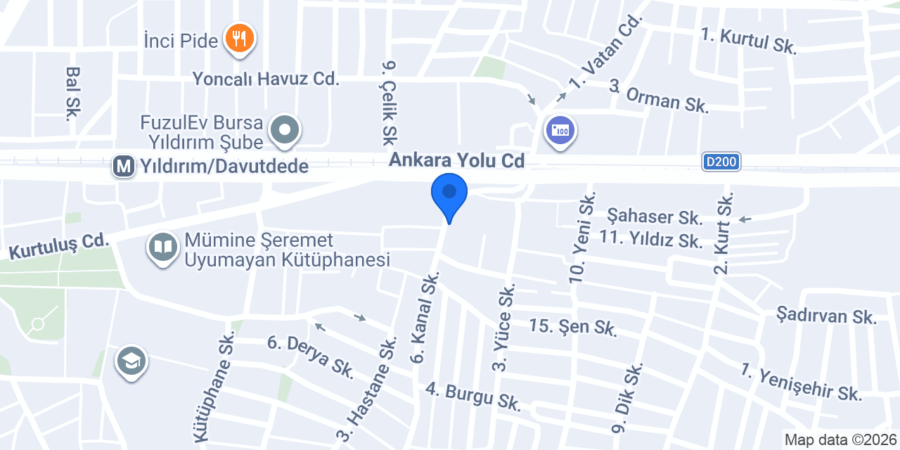 Göz Göz Tekel Bayi konumu