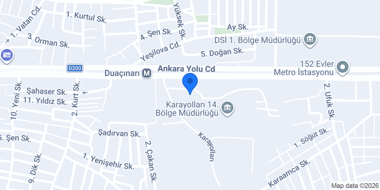 Karayollari Misafirhanesi konumu