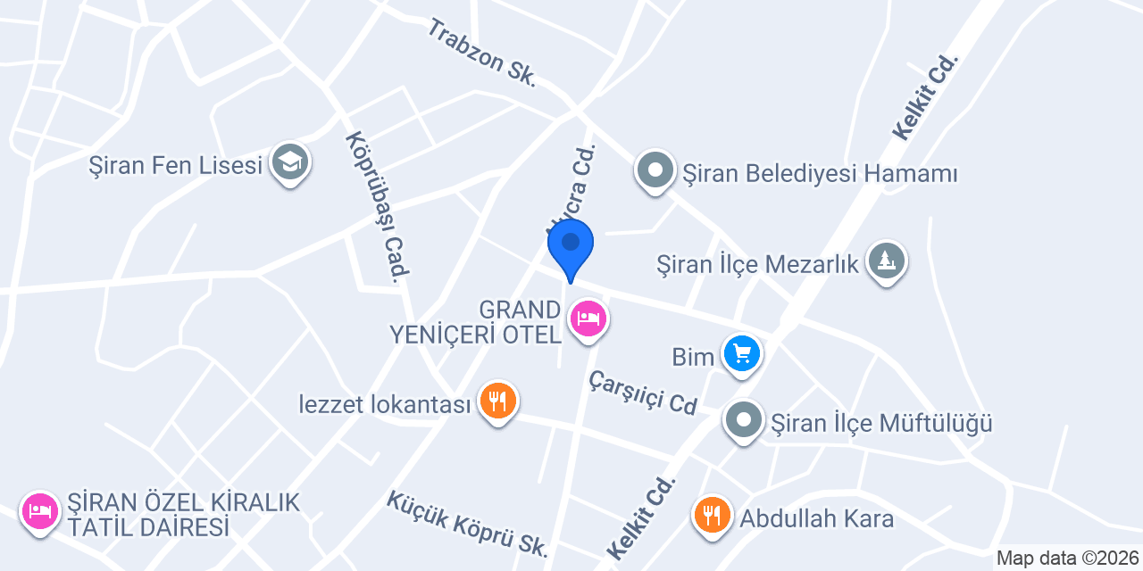 Şeyran Cafe Restaurant konumu