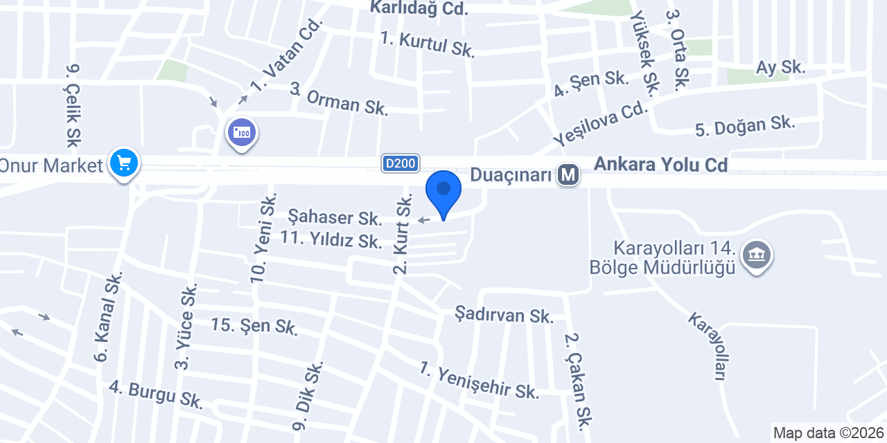 Pusula Psikoteknik Değerlendirme Merkezi konumu
