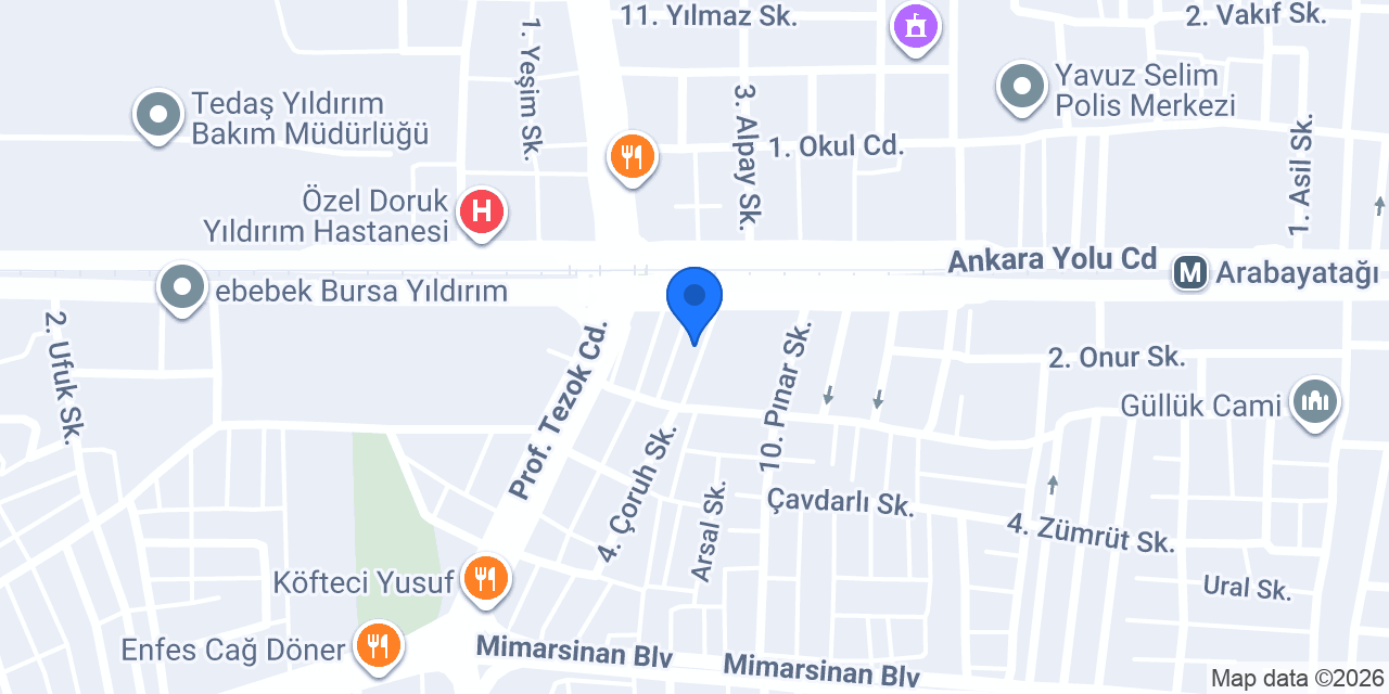 Kurtuluş Cam konumu