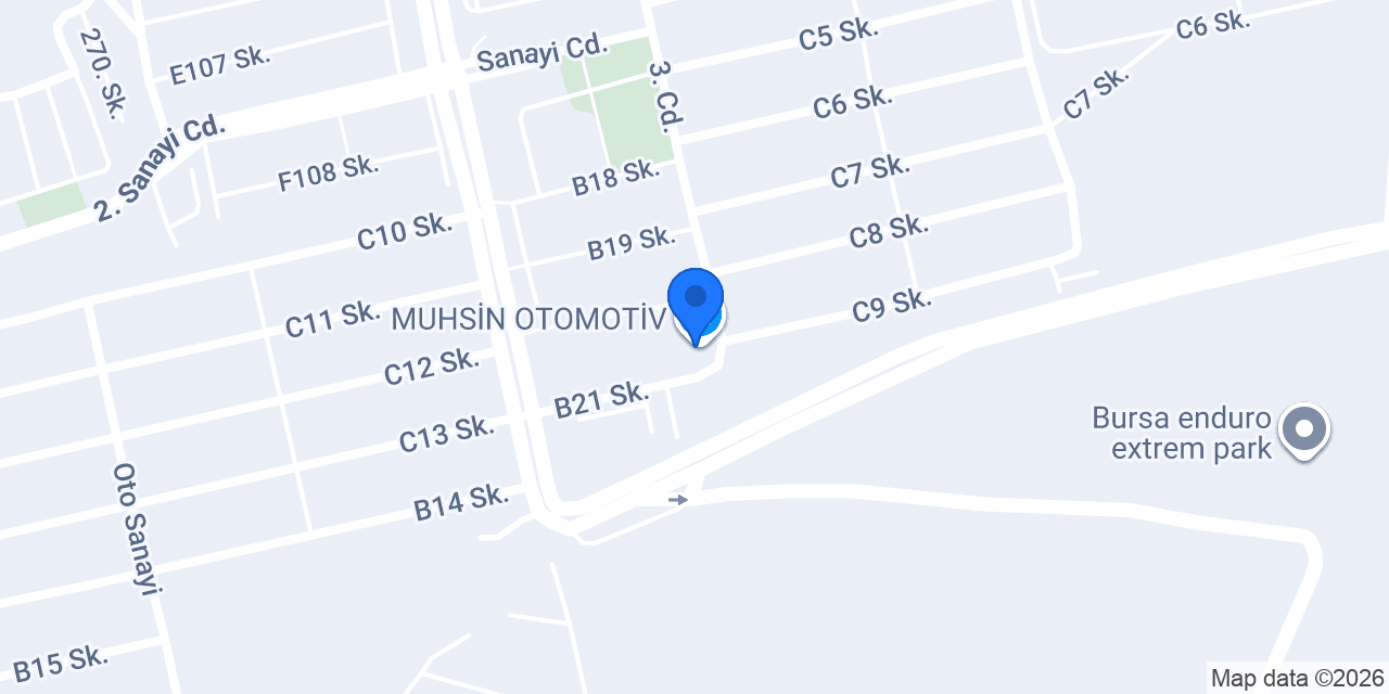 Babacan Otomotiv konumu