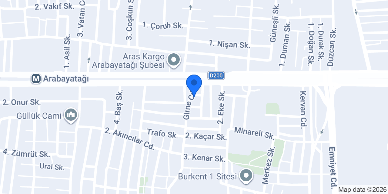 Kükürtlu Et Ürunleri konumu