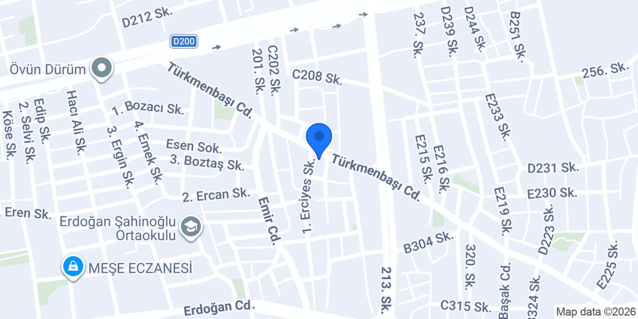 Yümlü Ticaret sıhhi tesisat konumu