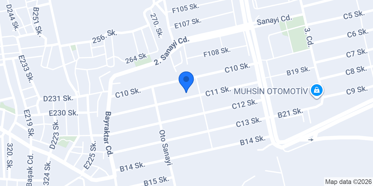 Express Oto Servis konumu