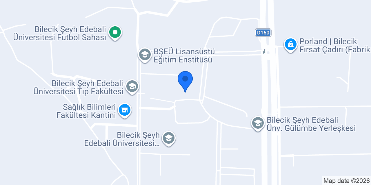 Bilecik Üniversitesi Gülümbe Yerleşkesi konumu