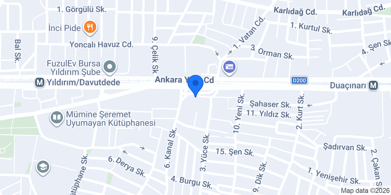 Büyükşehir Köftecisi konumu