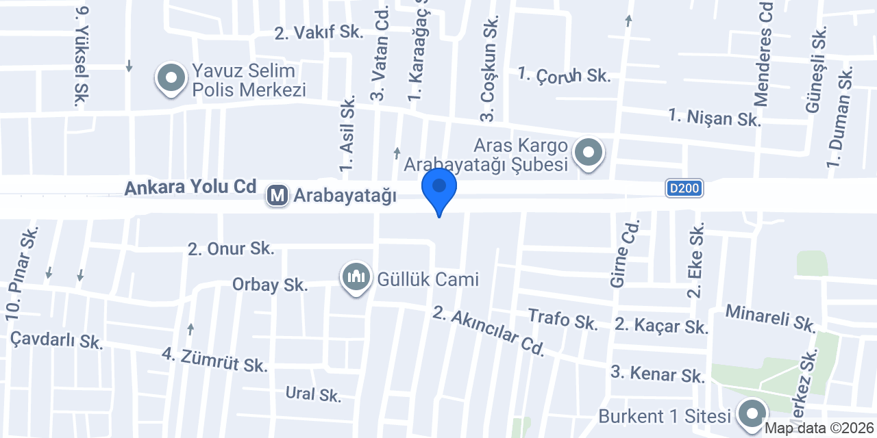 Cts Oto Kılıf konumu