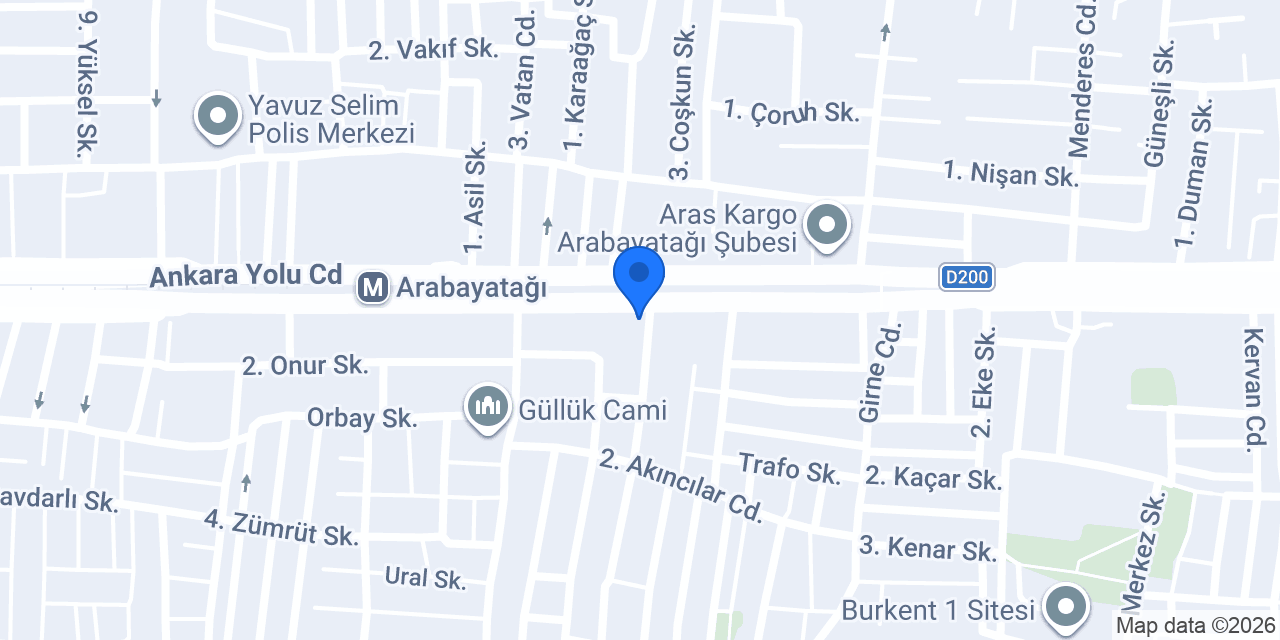 Avcı Oto konumu