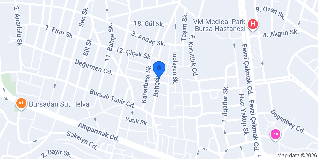 MİNC CENTER konumu