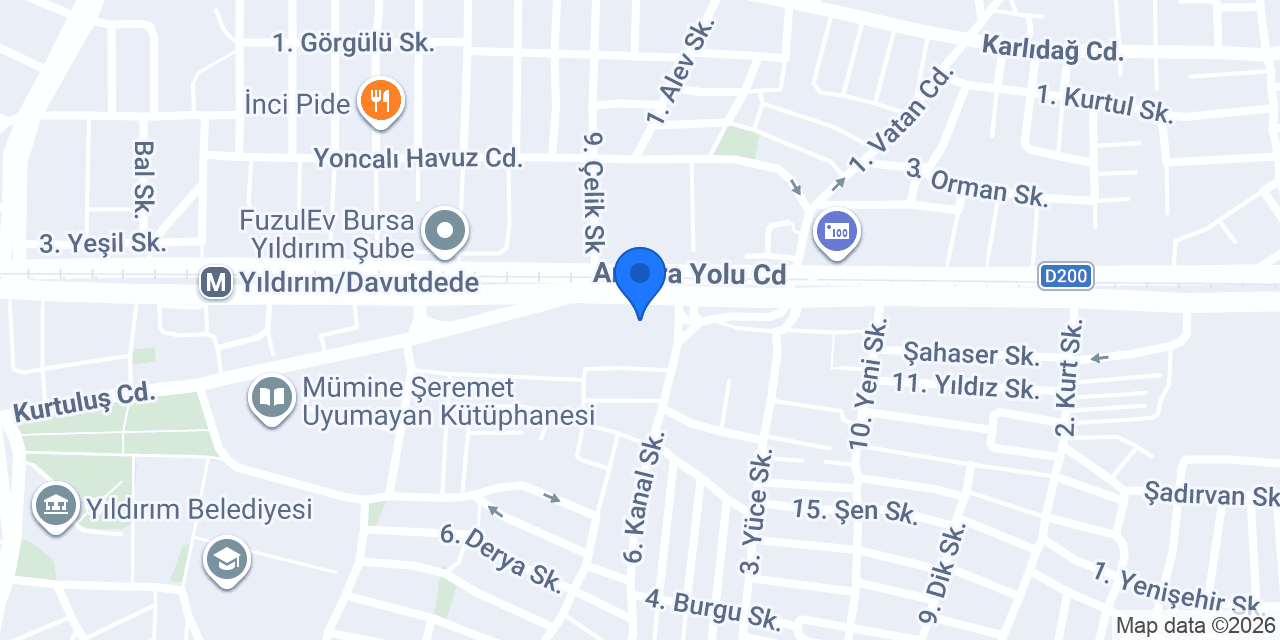 Cihan Oto Lastik konumu