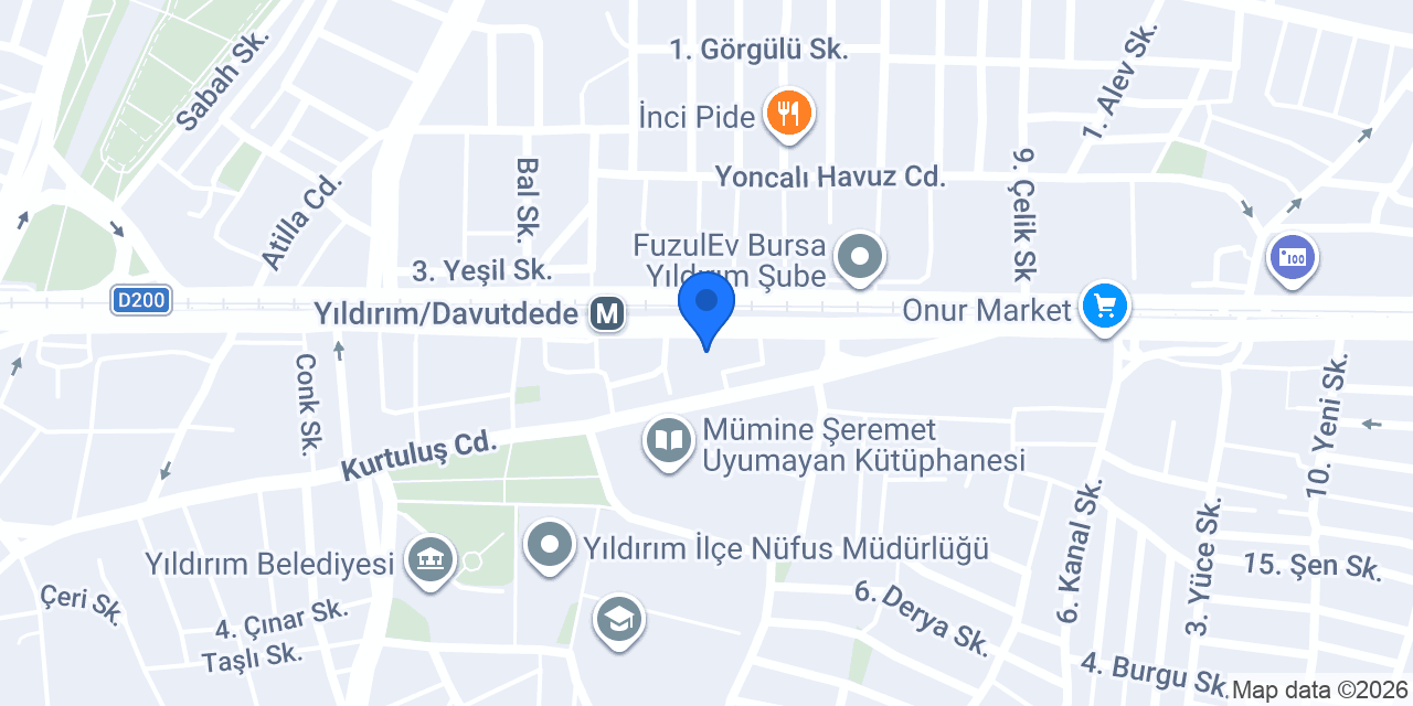 Dürümgah Davutdede konumu