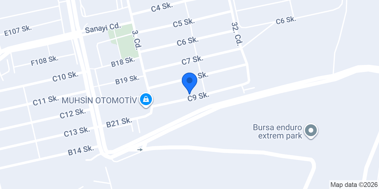 Mefa Kauçuk konumu