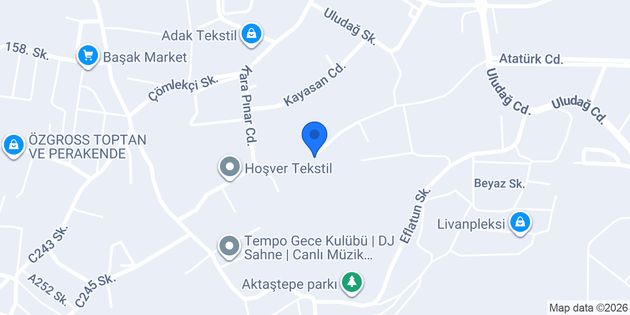 BRS İPLİK TEKNİK TEKSTİL konumu