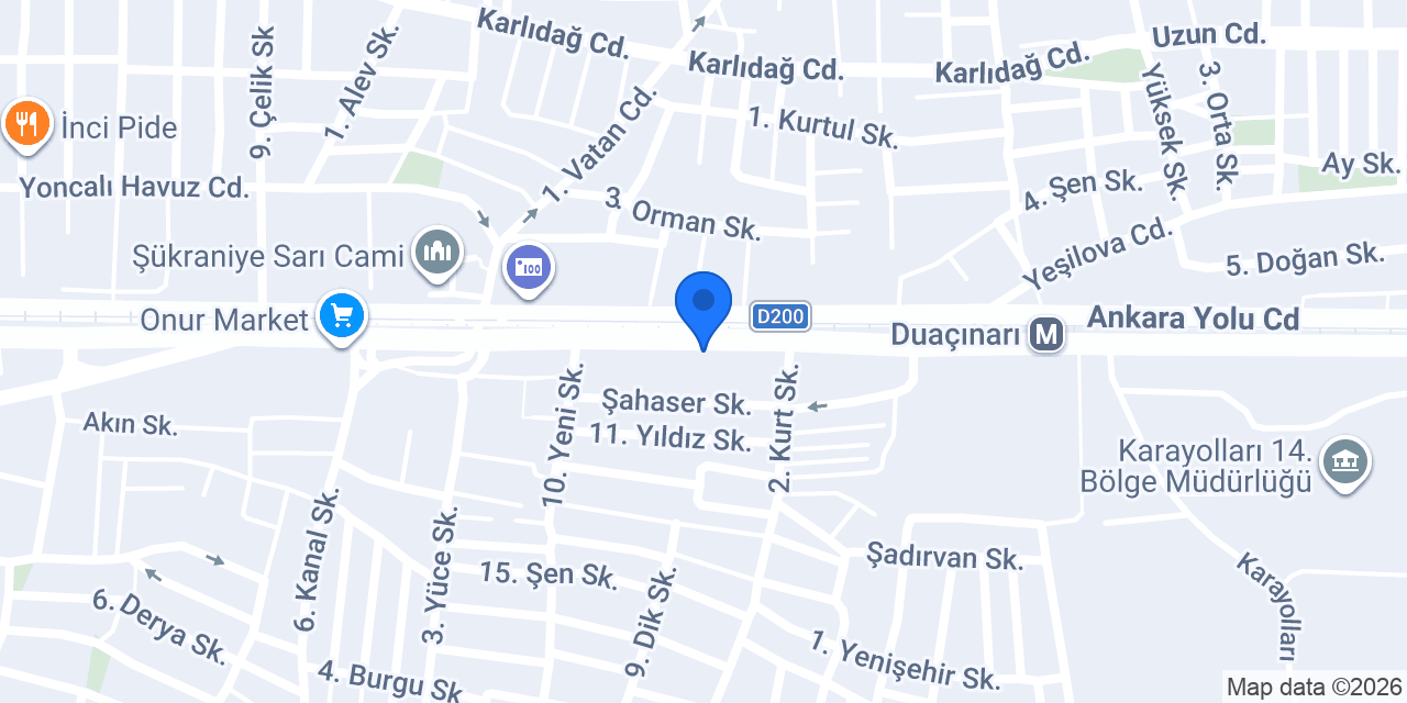 Bodrum Ütü Makine konumu