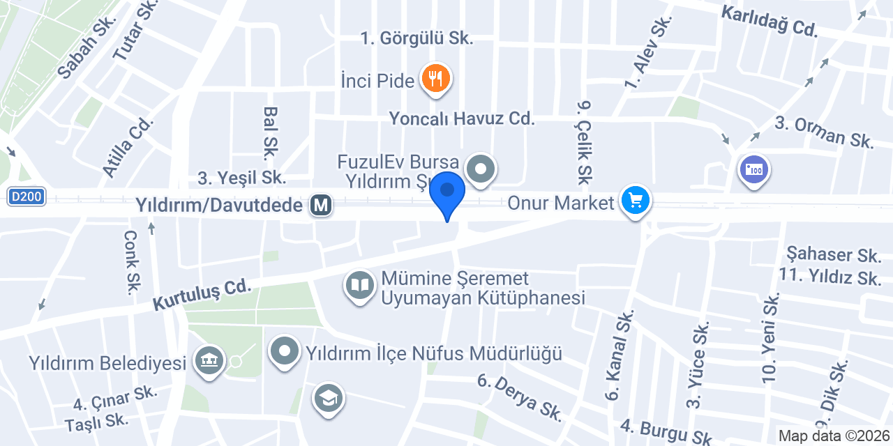 DAVUTDEDE ET BALIK SATIŞ MAĞAZASI konumu