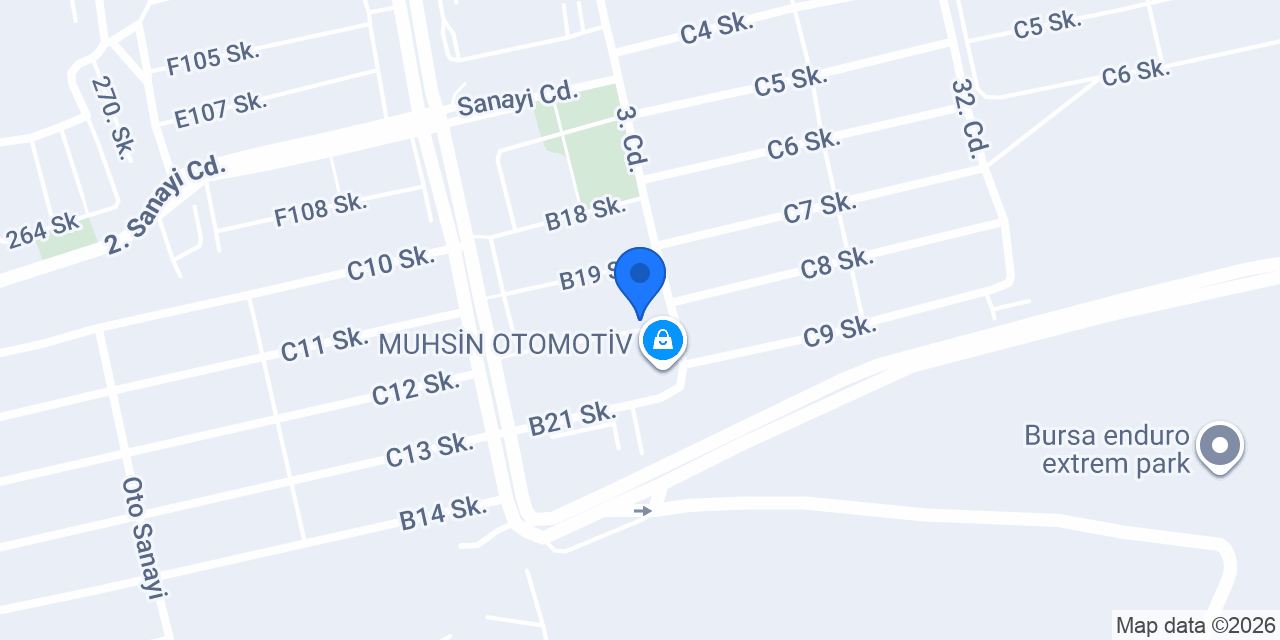Karakuş Oto Özel Servis konumu