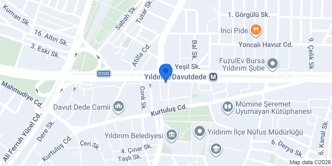 Canax Oto Aksesuar konumu