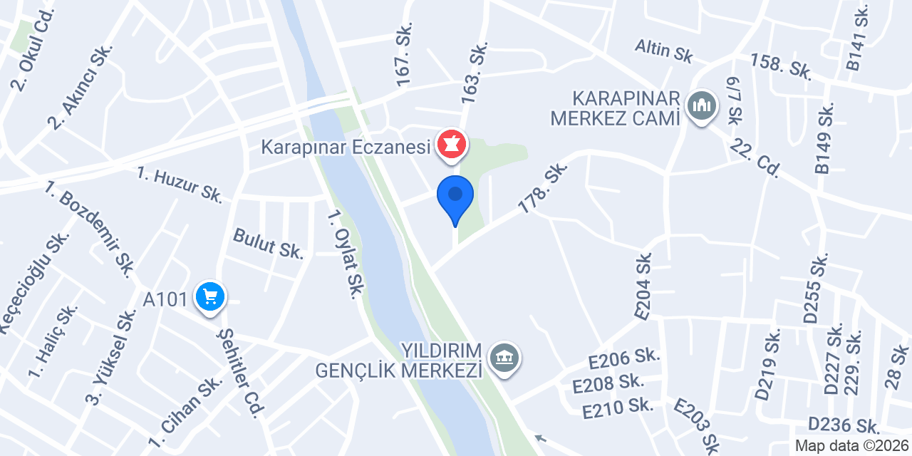 Korkmaz Kardeşler Yapı Maket konumu