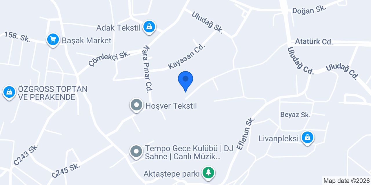 Törem Tekstil konumu