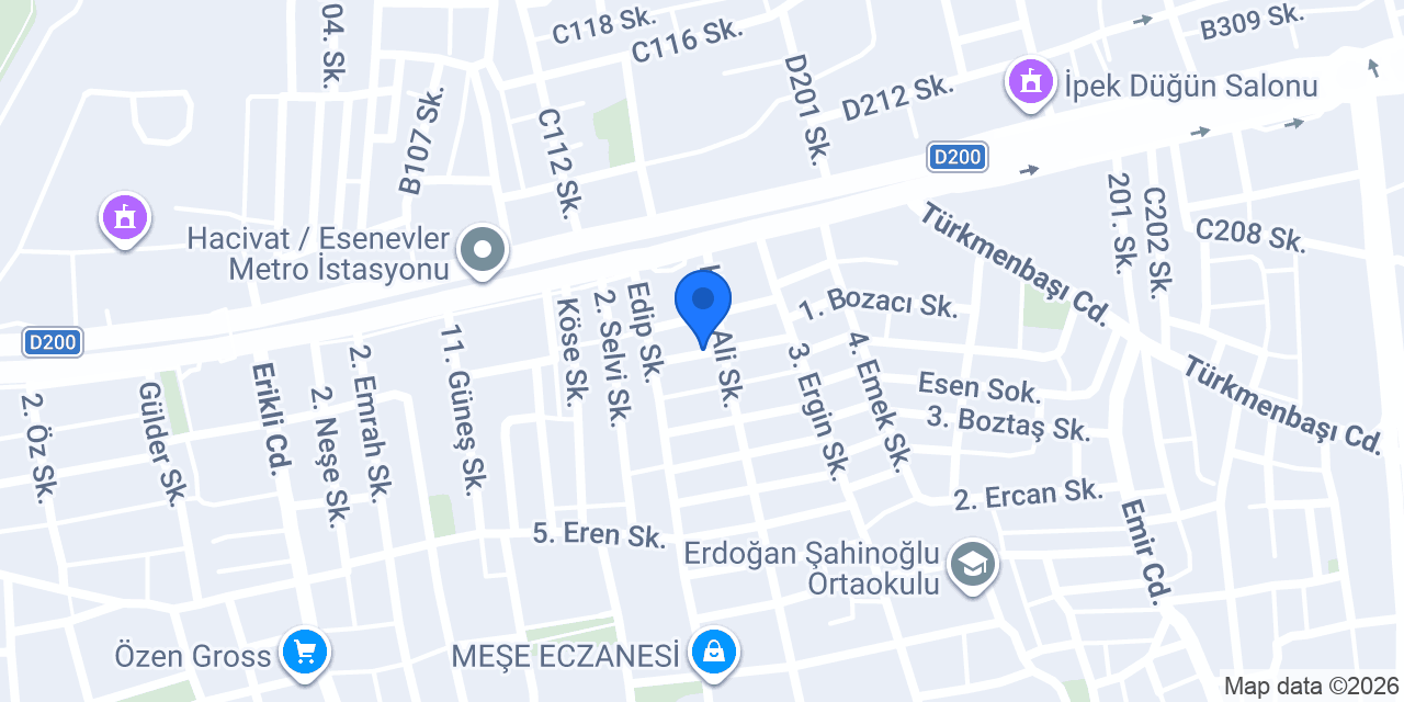 Ehd Înş Ltd. Şti. konumu
