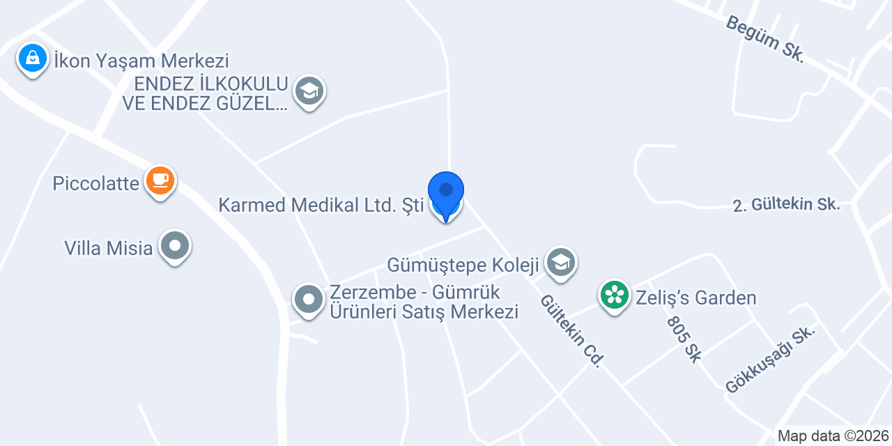 Karmed Medikal Ltd. Şti. konumu