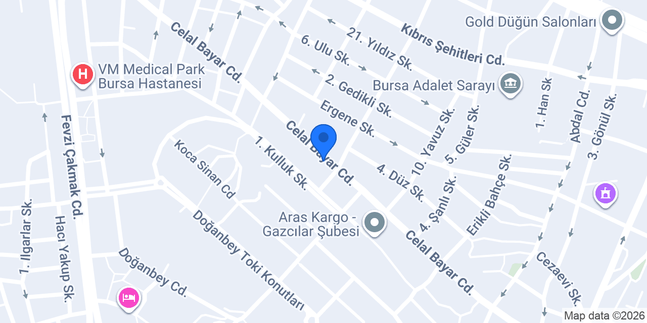 Gündüz Elektronik konumu