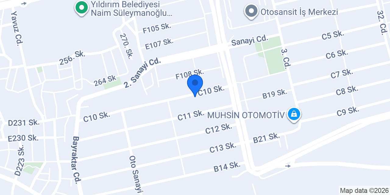 YILDIZ OTO ELEKTRİK konumu