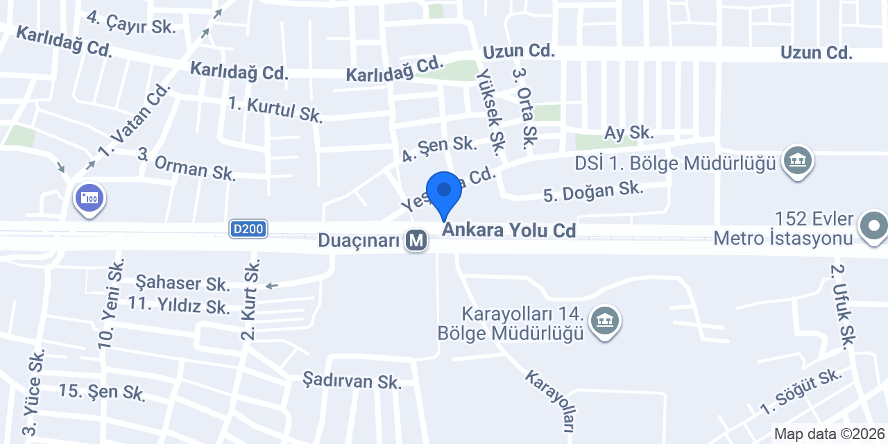 Bursam Mobilya konumu