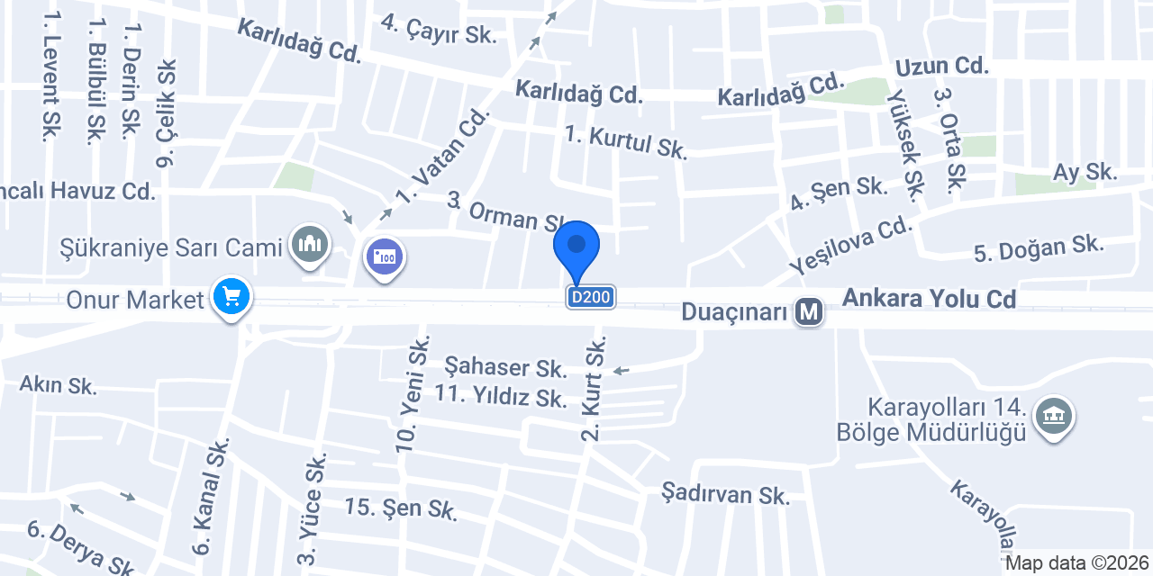 ATLANTİK YAPI konumu