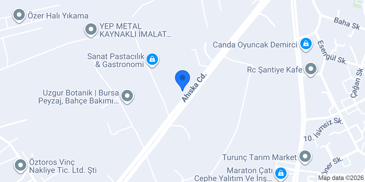 Koni otomotiv Bursa konumu