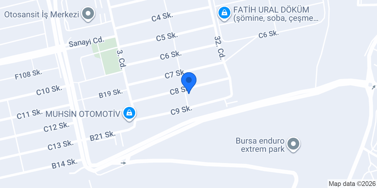 Erdal Oto Boya konumu