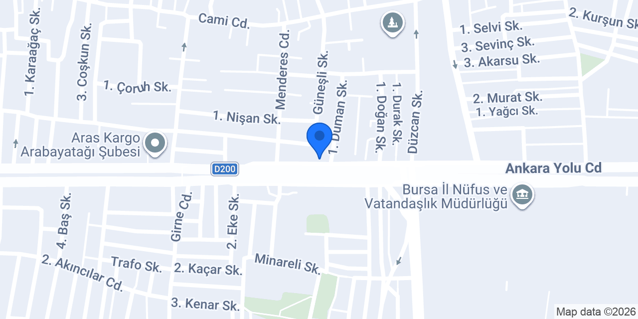 Şah mobilya aksesuarları konumu