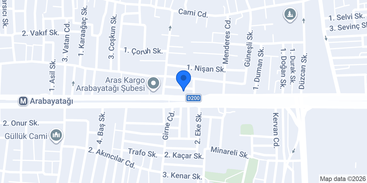 MEY-FÜRUŞ Tekel Bayii konumu