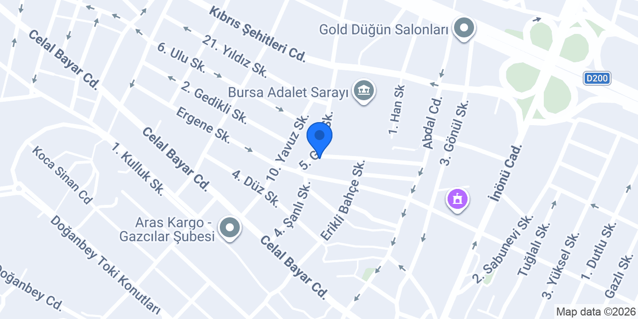 Bursa Avukat konumu
