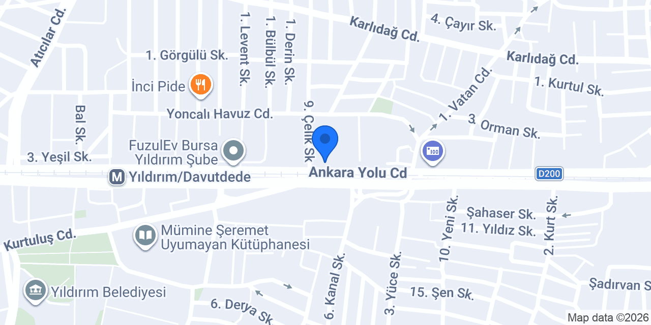 Yadea Bursa konumu