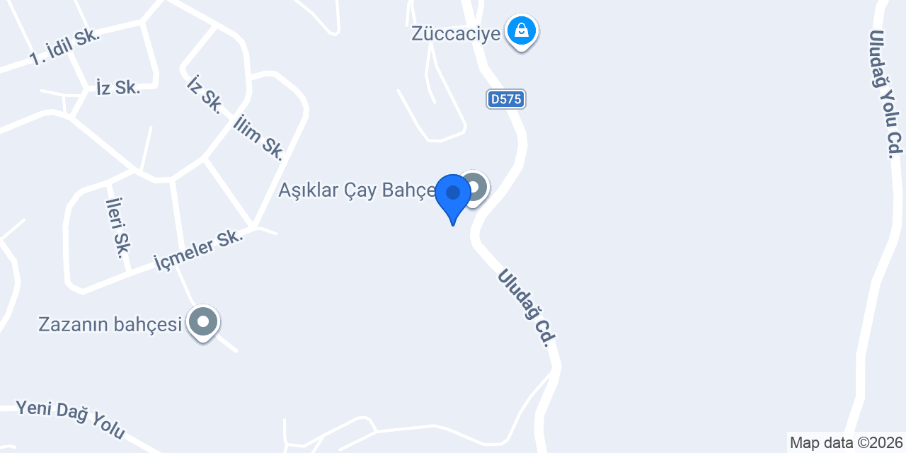 Bursa Bazaar konumu