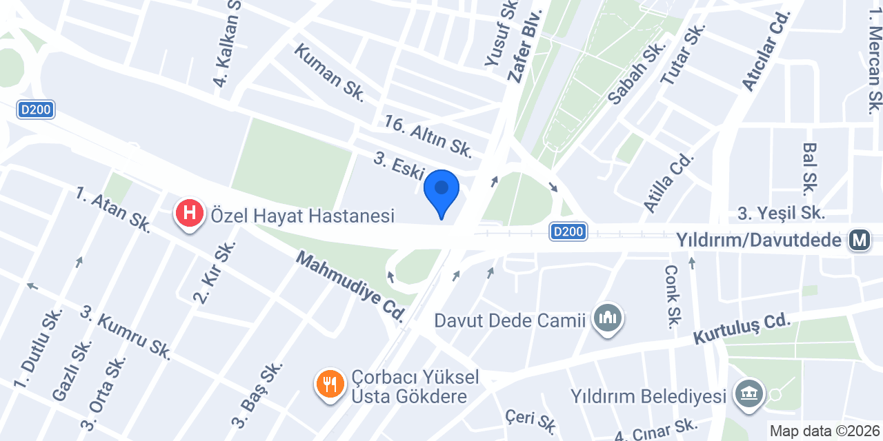 RETOK ÇELİK KAPI konumu