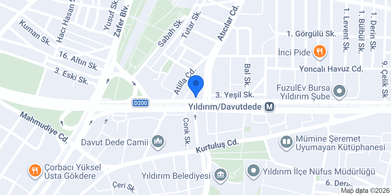 ÖZDEĞERLER AKARYAKIT konumu