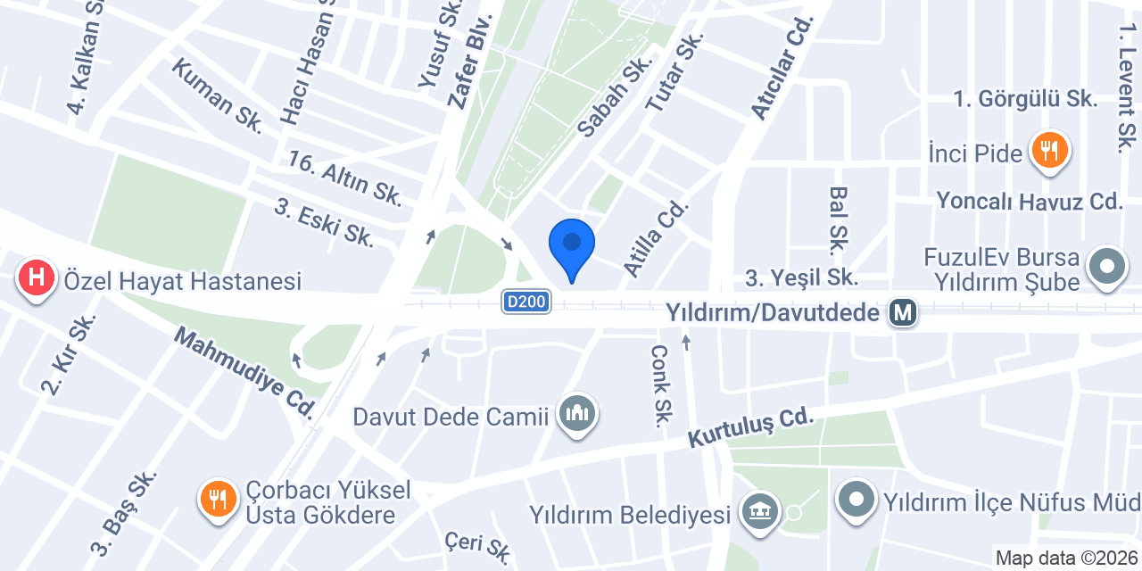 Garanti BBVA Ankara Caddesi Şubesi konumu