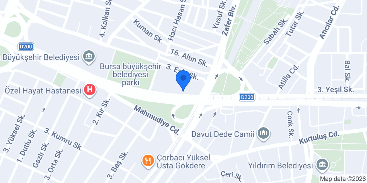 Emektar Yangın konumu