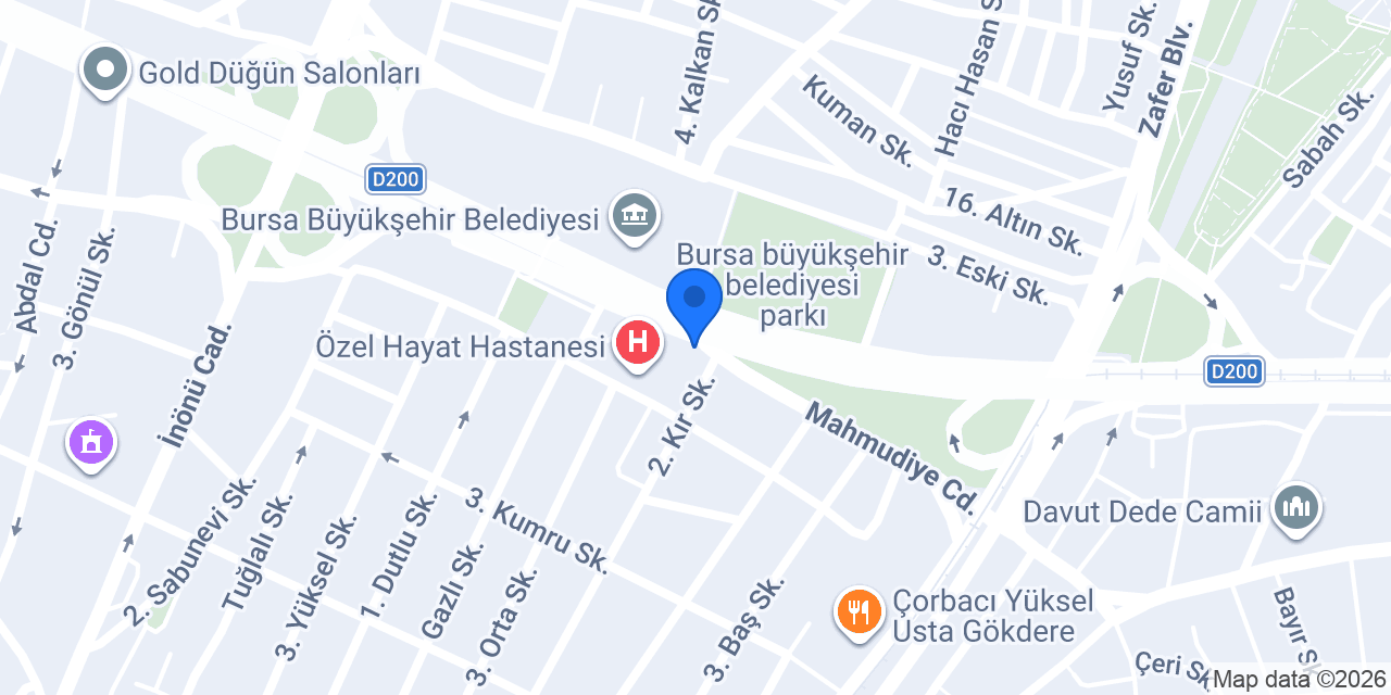 Derya Çorba Merkez konumu