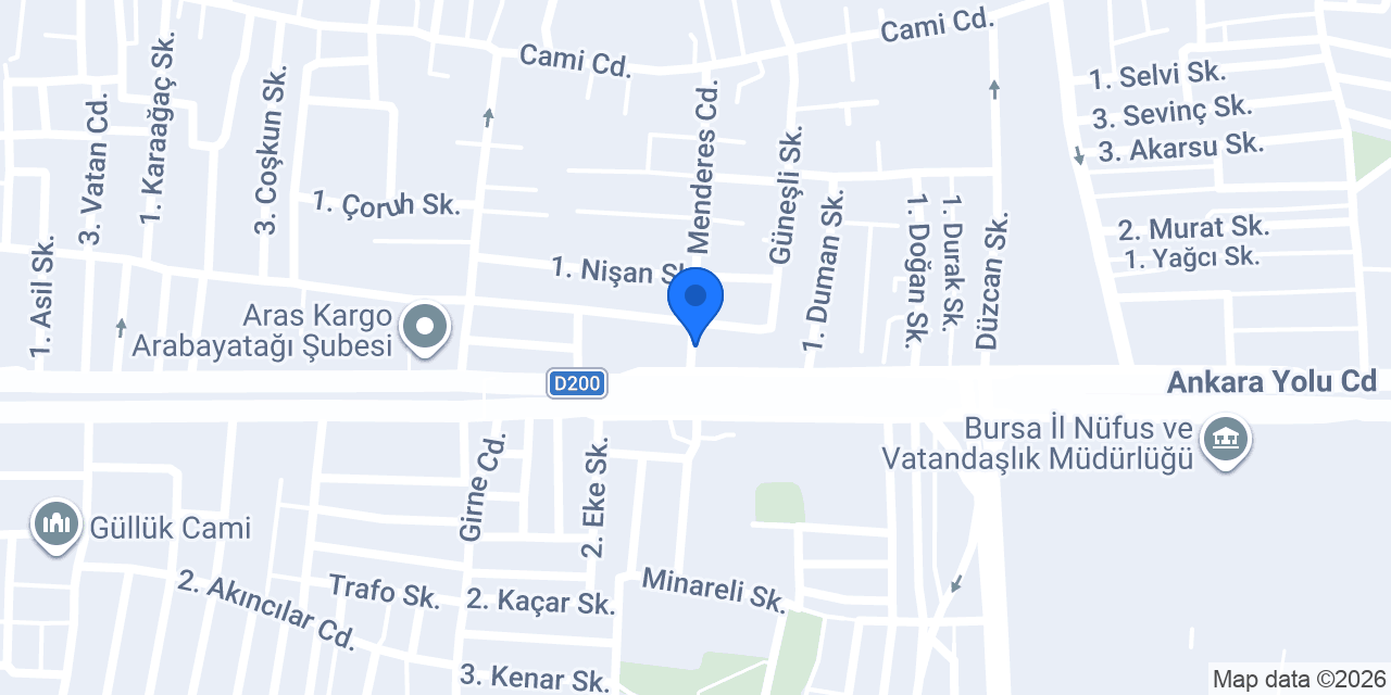 Arzum Şelale Peyzaj konumu