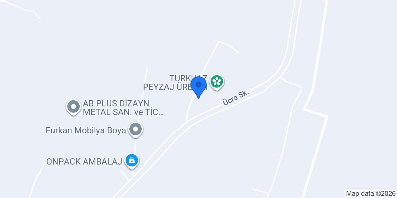 Turkuaz üretim serası konumu