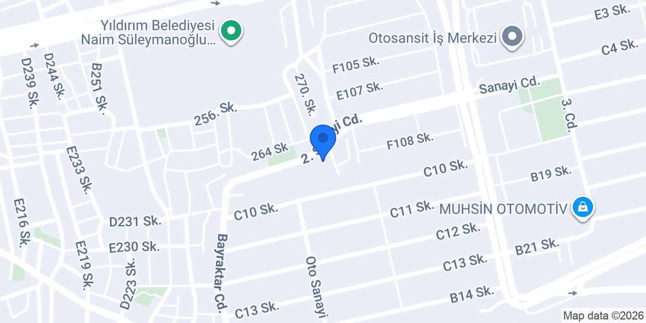 KUZEN SYS OTOMOTİV konumu