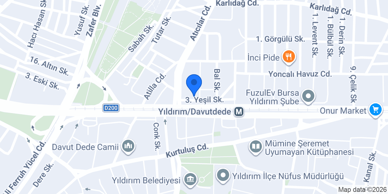 Eray Plastik konumu