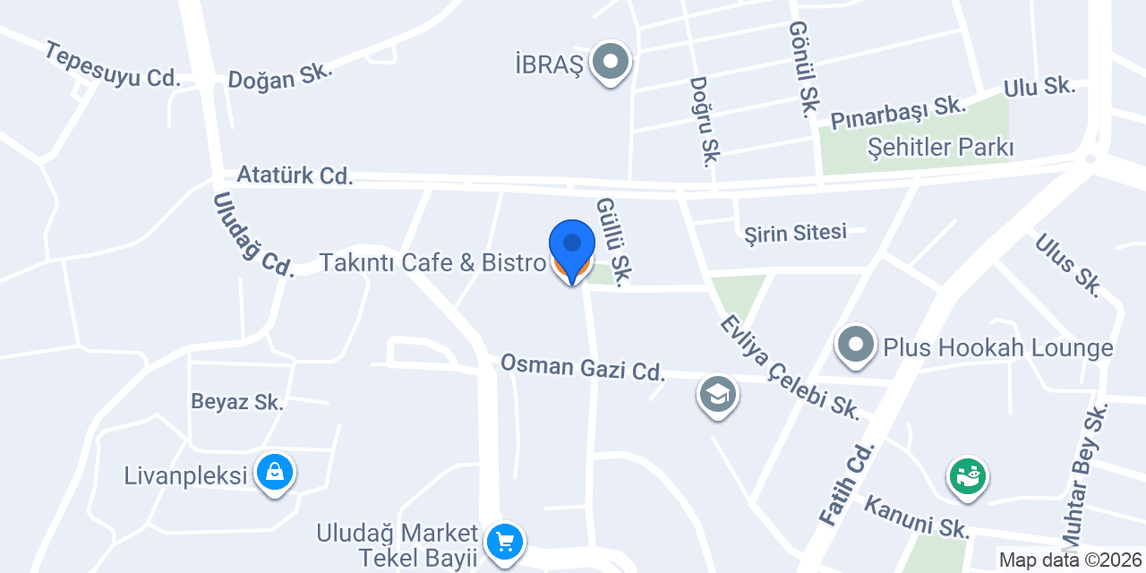 Takıntı Cafe & Bistro konumu