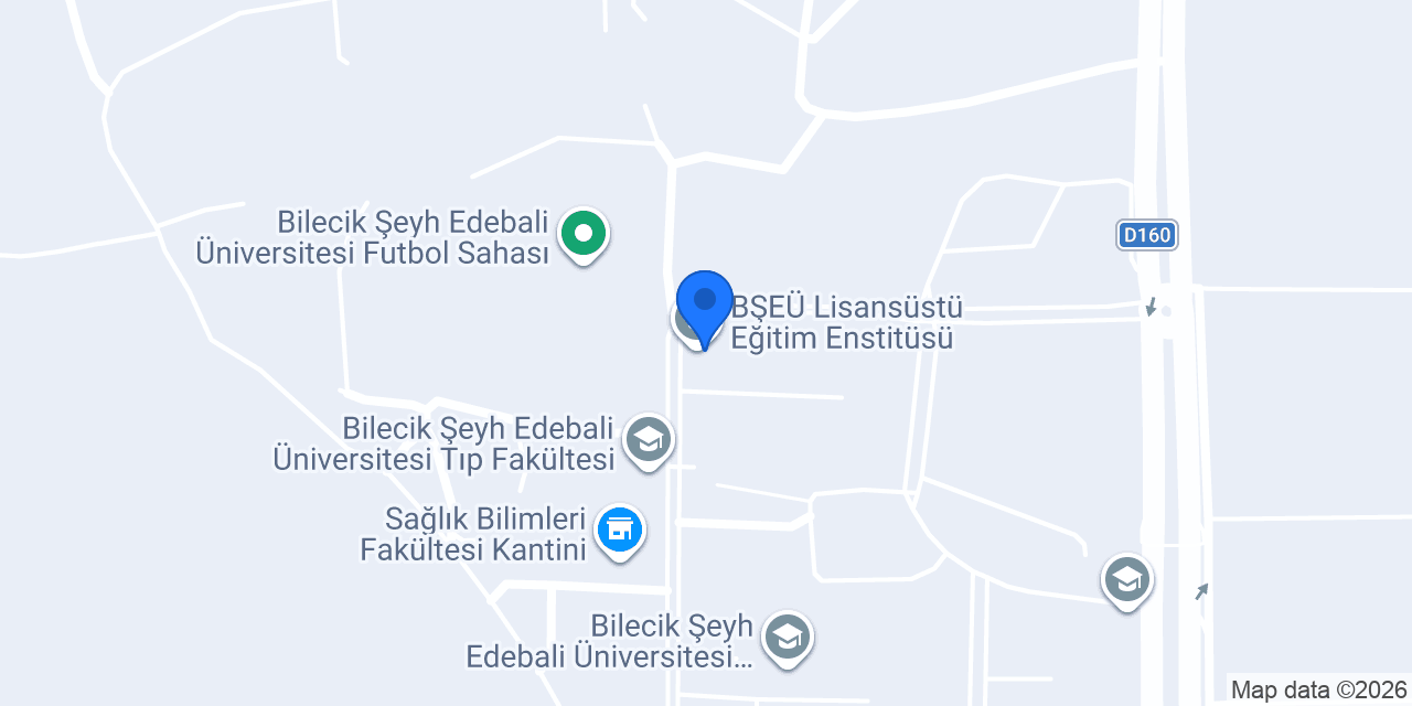 BŞEÜ Lisansüstü Eğitim Enstitüsü konumu