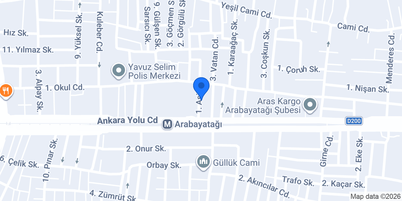 Azranur Dekor konumu