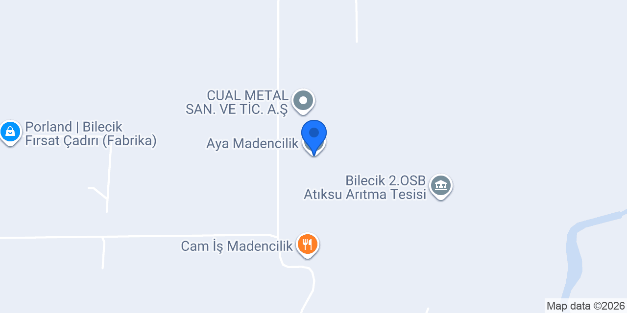 Aya Madencilik konumu